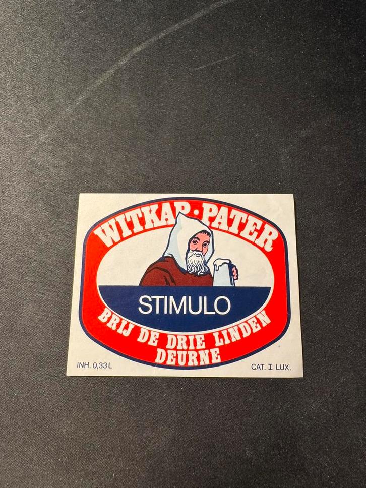 Witkap pater stimulo, Verzamelen, Biermerken, Zo goed als nieuw, Ophalen