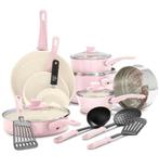 Pannenset, Huis en Inrichting, Keuken | Potten en Pannen, Ophalen, Keramische plaat, Pannenset, Nieuw