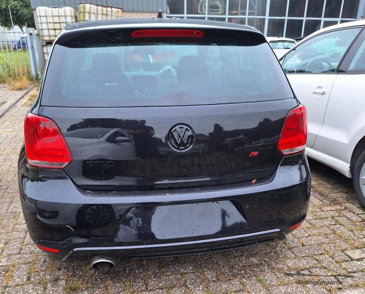VW Polo 6R 6C GTI achterbumper compleet met 4xpdc kleur LC9X, Auto-onderdelen, Carrosserie, Bumper, Volkswagen, Achter, Gebruikt