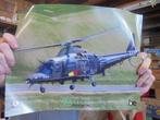 Agusta helikopter poster, Verzamelen, Militaria | Algemeen, Ophalen of Verzenden, Landmacht, Foto of Poster