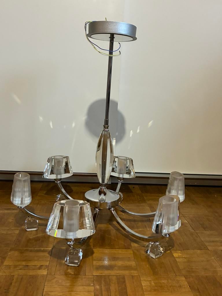 Moderne kristallen luster, Enlèvement, Comme neuf