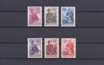 N128/130 MNH Postzegels van blok nr. 32 „ De vluchtelingen 