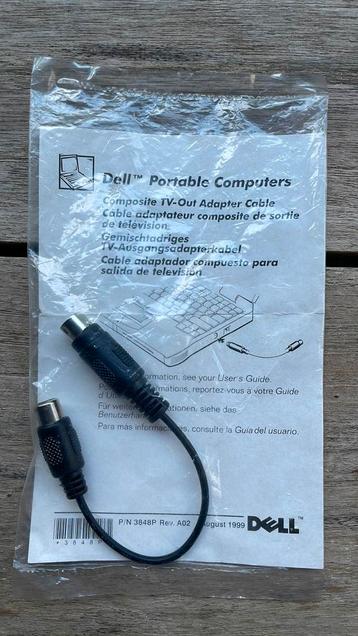 Composiet TV-out adapterkabeltje Dell beschikbaar voor biedingen