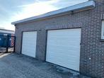 2 witte sectionale poorten Harol met electrische motor, Immo, Garages & Places de parking, Province de Flandre-Orientale