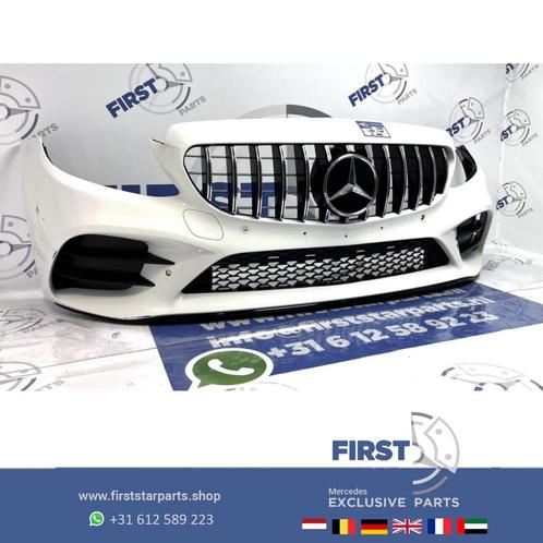 W205 C43 Facelift AMG Voorbumper Mercedes C Klasse 2019-2021, Auto-onderdelen, Carrosserie, Bumper, Mercedes-Benz, Voor, Gebruikt
