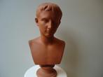 P. IPSEN Kopenhagen terracotta buste Caesar Augustus Clerici, Ophalen