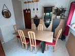 Ensemble salle à manger : table, 6 chaises, buffet, vitrine, Maison & Meubles, Salles à manger complètes, Enlèvement, Utilisé