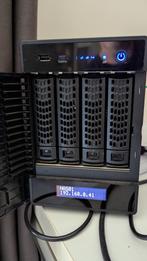 NAS Netgear ReadyNAS 104 met 2x3TB en 2x1TB HDD, Computers en Software, Ophalen of Verzenden, Gebruikt
