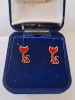 Oorbellen katten, Ophalen of Verzenden, Zo goed als nieuw, Oorbellen