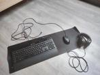 Gaming gear Corsair toetsenbord, muis, koptelefoon, muismat, Computers en Software, Gebruikt, CORSAIR, Gaming toetsenbord, Azerty