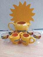 Ricard set 4 glazen logo 1958+ waterkan 1 liter plus 2 15 CL, Verzamelen, Ophalen of Verzenden, Nieuw, Waterglas