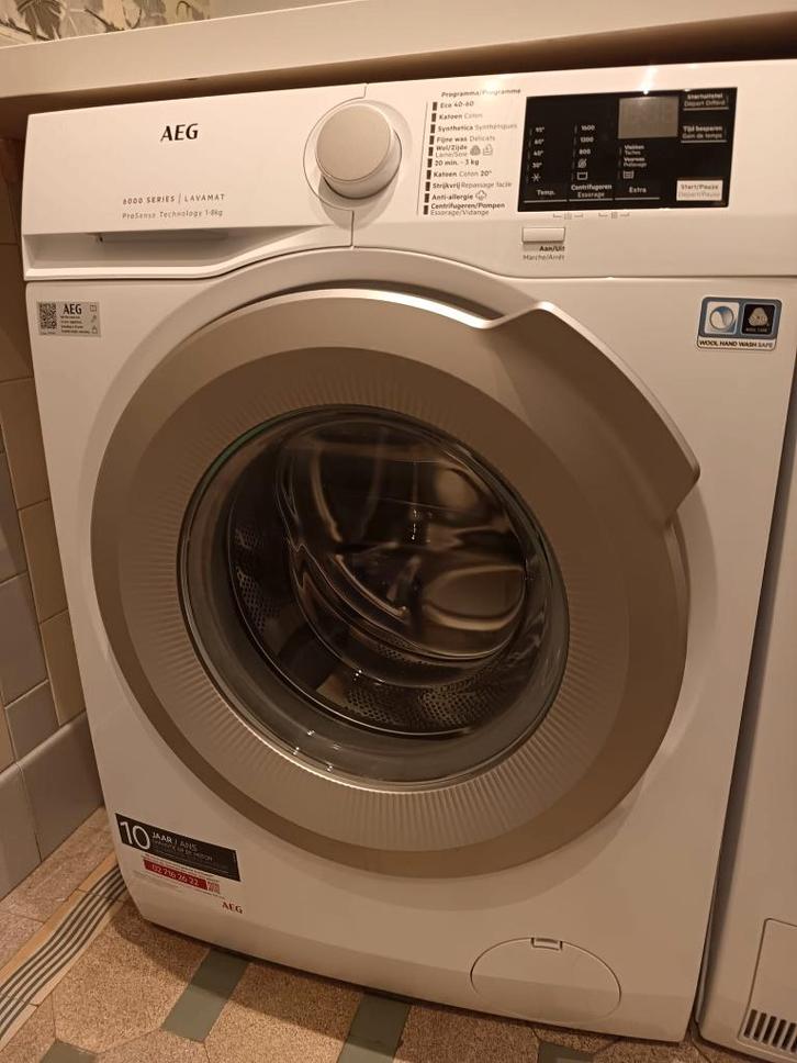 AEG LF62CS86 ProSense 8kg. Perfect werkend, Elektronische apparatuur, Wasmachines, Zo goed als nieuw, Voorlader, 6 tot 8 kg, Minder dan 85 cm