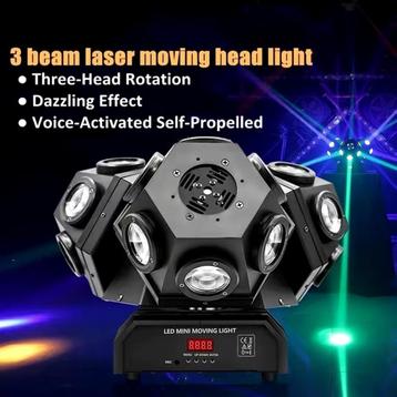 Nieuwe First Class Tripple Helicopter 18 x 40W RGBW +RGB Las beschikbaar voor biedingen