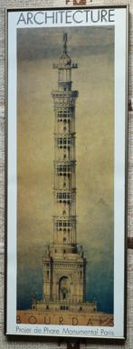 SOLDES ! Poster Projet de phare de Bourdais, Ophalen of Verzenden