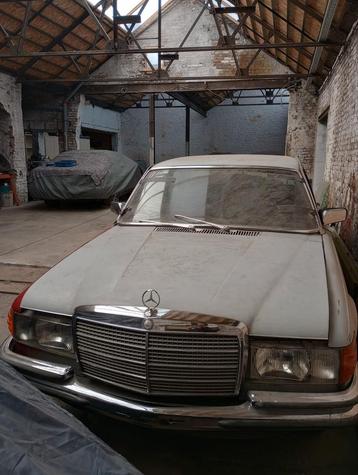 Mercedes oldtimer voor onderdelen of restauratie 280 S  1977 beschikbaar voor biedingen