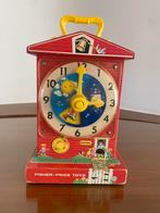 Vintage kinderklok Fisher Price, Ophalen of Verzenden, Zo goed als nieuw
