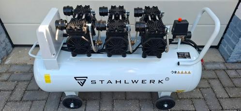 Stahlwerk st-1010 pro compressor, Doe-het-zelf en Bouw, Compressors, Zo goed als nieuw, 6 tot 10 bar, 25 tot 100 liter, 400 tot 800 liter/min
