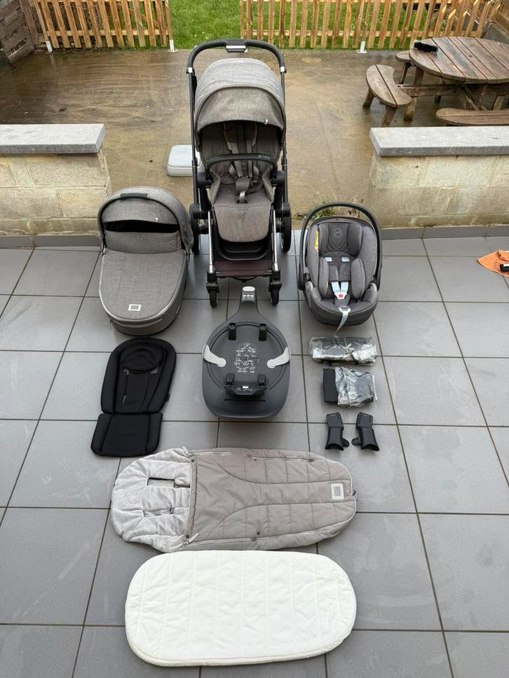 Poussette 4en1 cybex priam 4 dernier generation etat nikcel, Kinderen en Baby's, Kinderwagens en Combinaties, Zo goed als nieuw