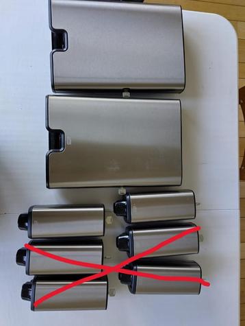 Tork S4 en H2 zeep- en handdoekdispenserset beschikbaar voor biedingen