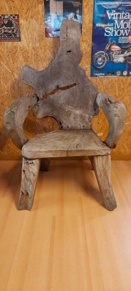 PIECES UNIQUE ! handgemaakte tuinstoelen, Antiek en Kunst, Curiosa en Brocante, Ophalen