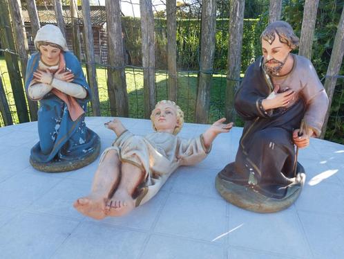 Grands personnages de crèche Jésus Marie Joseph, Divers, Noël, Utilisé, Enlèvement