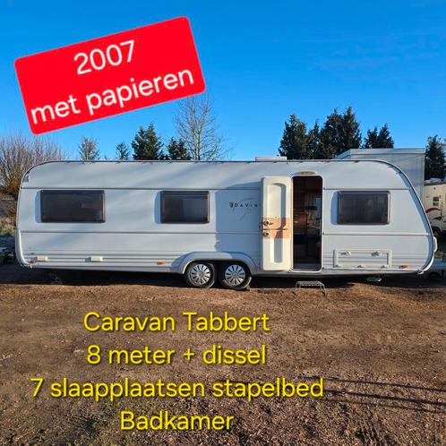 Caravan Tabbert 2007 met papieren 7 slaapplaatsen stacaravan, Caravans en Kamperen, Caravanaccessoires, Ophalen