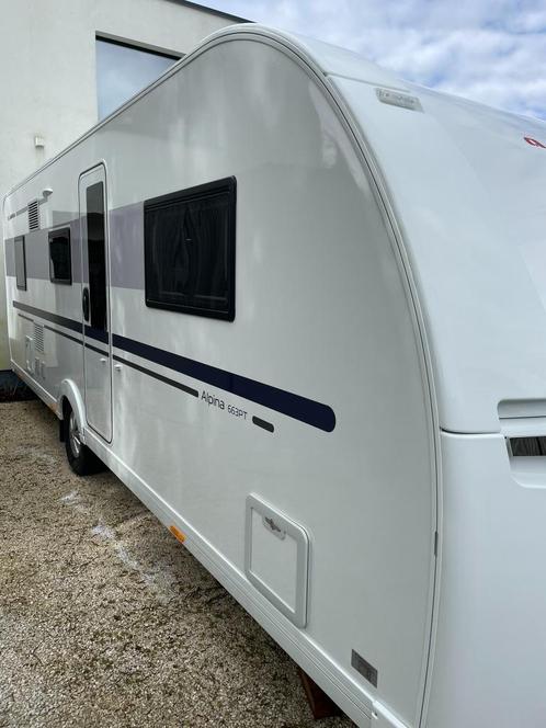 Adria Alpina 663 PT 2019, Caravans en Kamperen, Caravans, Particulier, tot en met 4, 1500 - 2000 kg, Rondzit, Adria, Dwars-stapelbed