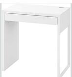 Bureau micke blanc avec tirroir, Enlèvement, Bureau