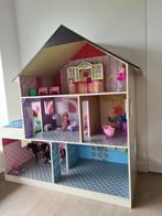 Groot Barbie poppenhuis incl accessoires, Ophalen, Gebruikt, Poppenhuis