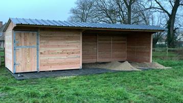 Paardenstal 3x4 / Schuilhok 3x6 op voorraad. 'NIEUW' beschikbaar voor biedingen