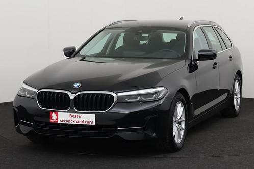 BMW 5 Serie 520 TOURING DA TOURING DA + GPS + LEDER + CAMERA, Auto's, BMW, Bedrijf, Te koop, 5 Reeks, Achteruitrijcamera, Airconditioning