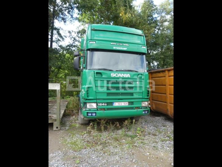 Scania 164 G container vrachtwagen (2002-900.000 km), Auto's, Vrachtwagens, Bedrijf, Te koop, Scania, Overige brandstoffen, BTW verrekenbaar