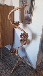 Porte plantes en rotin, Huis en Inrichting, Woonaccessoires | Etagères, Ophalen, Gebruikt