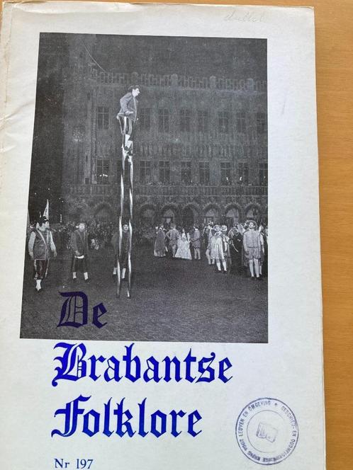 Brabantse Folklore nr 197, Livres, Journaux & Revues, Utilisé, Autres types, Enlèvement
