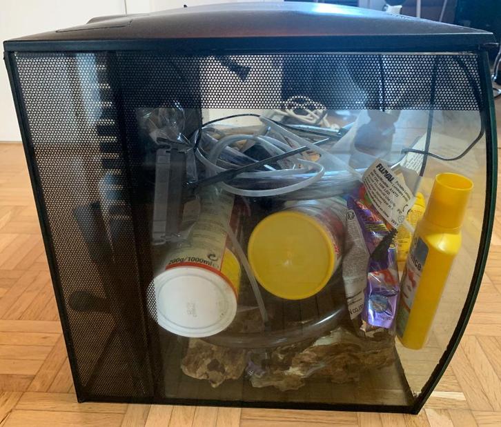 Aquarium, Dieren en Toebehoren, Vissen | Aquaria en Toebehoren, Gebruikt, Leeg aquarium, Ophalen