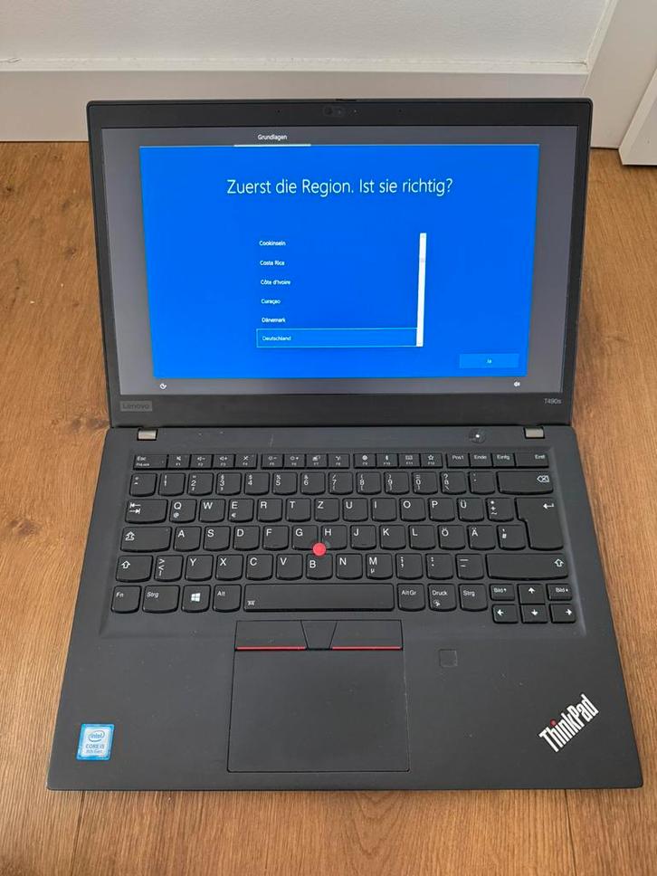 Lenovo Thinkpad T490s, Computers en Software, Windows Laptops, Gebruikt, 14 inch, SSD, 4 Ghz of meer, 8 GB, Qwerty, Ophalen of Verzenden
