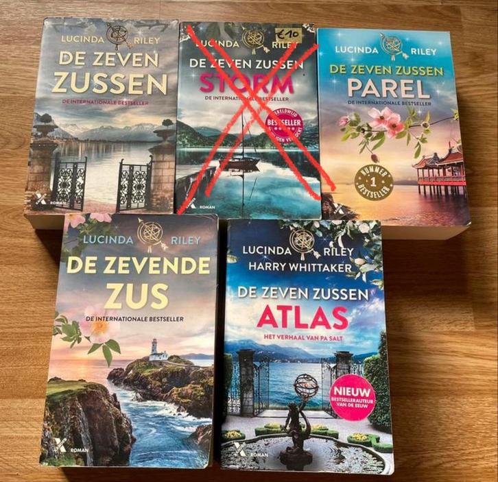 Lucinda Riley de zeven zussen reeks, Livres, Romans, Utilisé, Enlèvement ou Envoi