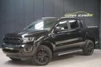 Ford Ranger 2.0 BiT Wildtrak Automaat-DoubC-Nav-Leder-Garant, Auto's, 4 deurs, Gebruikt, 4 cilinders, Zwart