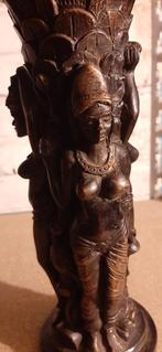 Bronzen vaas, zwaar, Ophalen of Verzenden