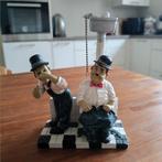 Laurel & Hardy beeldje – humoristisch decoratiestuk – 20 cm, Ophalen