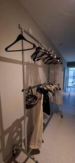Kledingrekken 1x enkel, 1x dubbel, Ophalen, Gebruikt