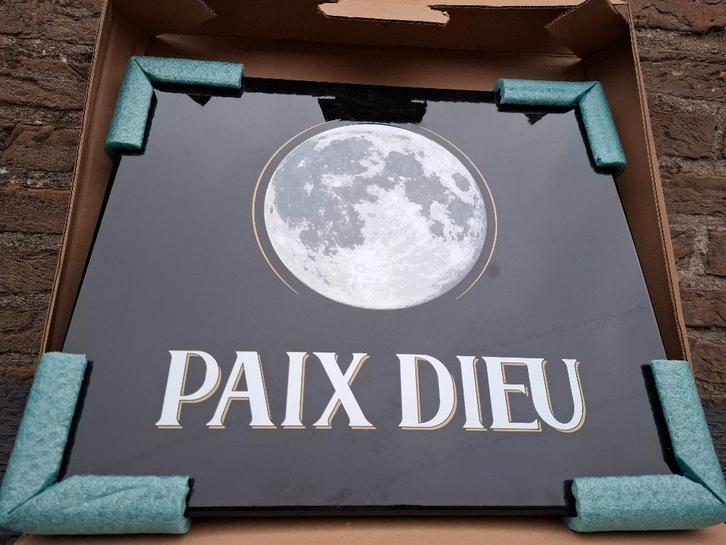 Emaillebord Paix dieu (Emaillerie Belge), Collections, Marques de bière, Neuf, Panneau, Plaque ou Plaquette publicitaire, Autres marques