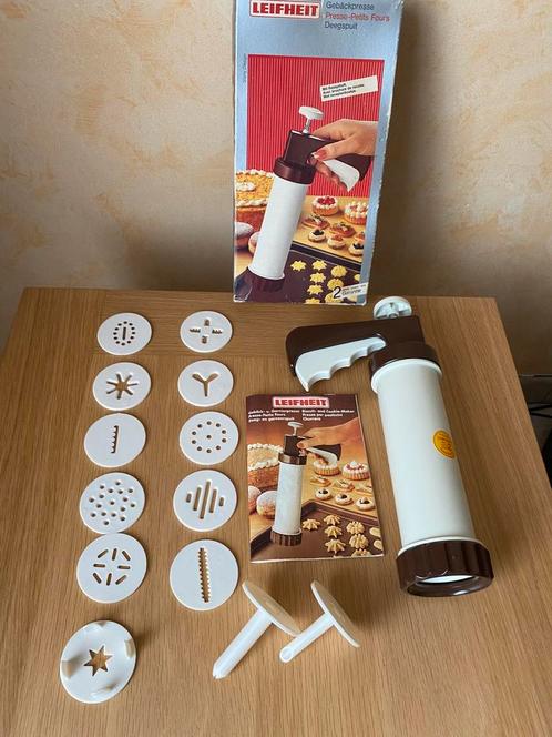 🍄 LEIFHEIT Deegspuit  Garneerspuit Vintage ( jaren 80 ), Hobby en Vrije tijd, Taarten en Cupcakes maken, Nieuw, Ophalen of Verzenden