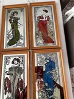 Prachtige vier seizoenen, Huis en Inrichting, Woonaccessoires | Schilderijen, Tekeningen en Foto's, Ophalen of Verzenden, Gebruikt