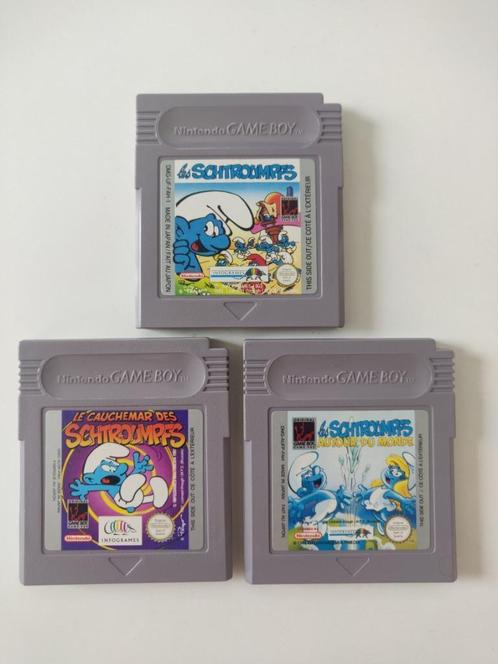 Smurfs 3 Nintendo Gameboy-spellen Frans, Games en Spelcomputers, Games | Nintendo Game Boy, Gebruikt, Platform, 1 speler, Vanaf 3 jaar