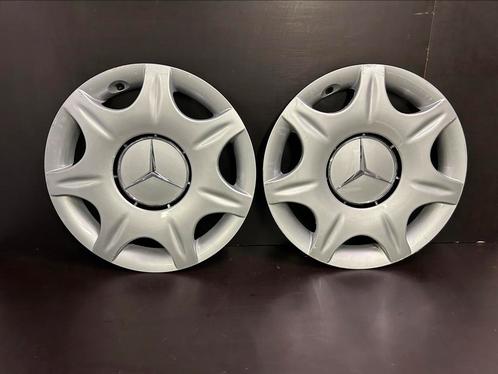 2 wieldoppen Mercedes W210 klasse A, B 15", Auto diversen, Wieldoppen, Gebruikt