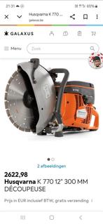 Husqvarna k 770 découpeuse 400 euros, Ophalen, Zo goed als nieuw