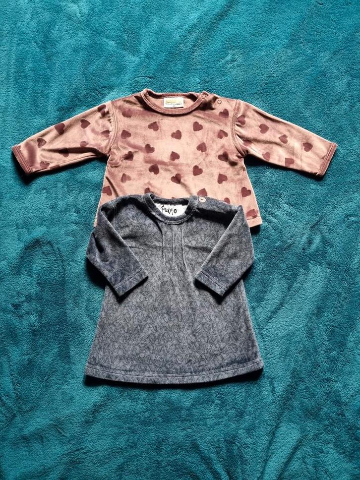 Zachte kwaliteitsstof truitje/jurkje maat 68, Enfants & Bébés, Vêtements de bébé | Taille 68, Comme neuf, Enlèvement ou Envoi
