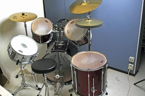 Drumstel Pearl Export versie EX 22D5, Muziek en Instrumenten, Drumstellen en Slagwerk, Zo goed als nieuw, Pearl, Ophalen