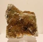 FLUORITE jaune et CALCITE de Moscona en Espagne, Collections, Minéraux & Fossiles, Minéral, Enlèvement ou Envoi